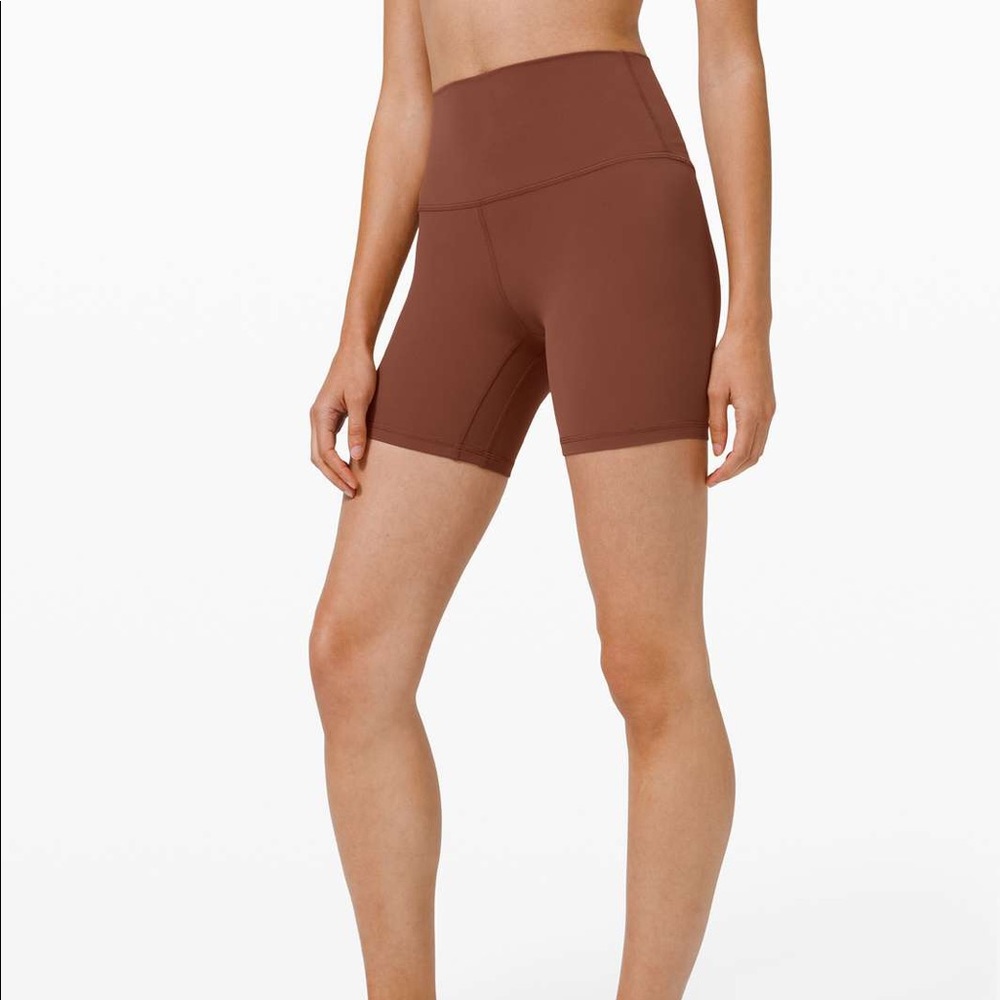 Lululemon Wunder Under High-Rise short 6” in Ancient copper